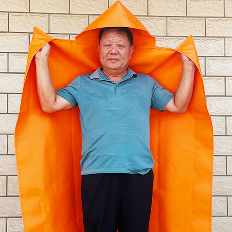 Family Fire Cloak Cloak Escape Protection Silicone Fire Blanket Fire First Aid Flame Retardant Thermal Insulation Fire Extinguishing Clothes