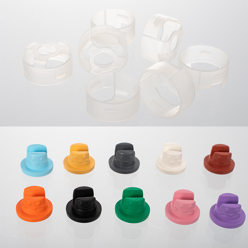 Xilin Bottle Transparent Glass Bottle Ten-Color Inner Stopper 10ml Medical Beauty Freeze-Dried Powder Bottle Essence Sub-Bottle Packaging