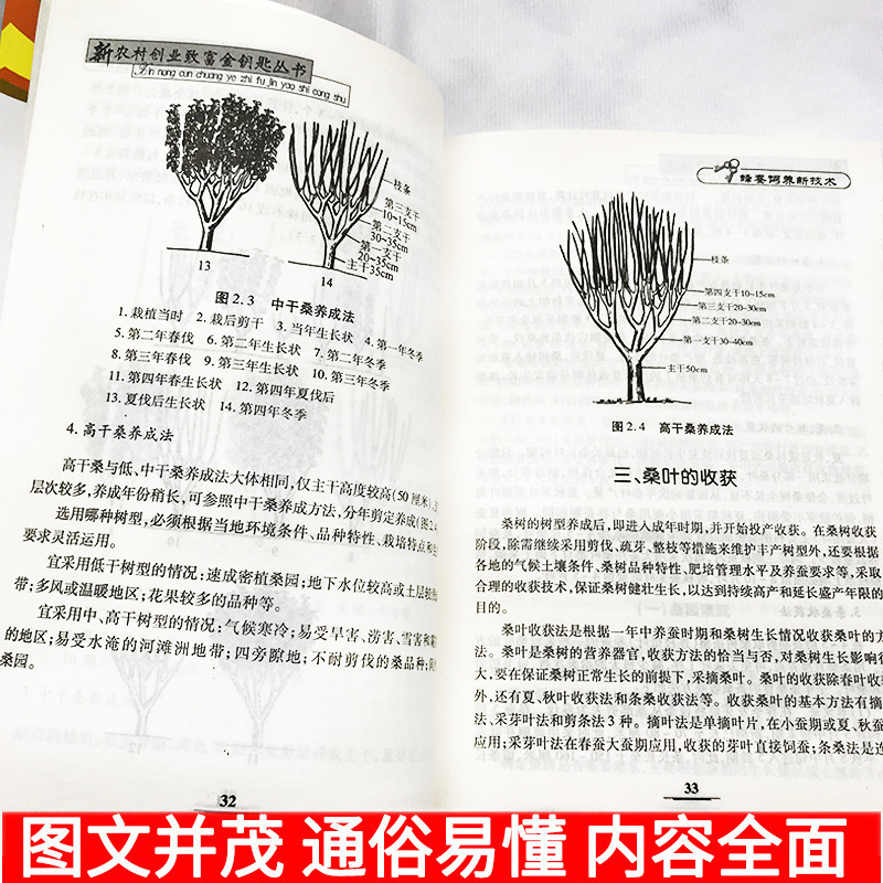 Bee silkworm breeding new technology breeding technology Veterinary books complete collection mulberry planting Inner Mongolia