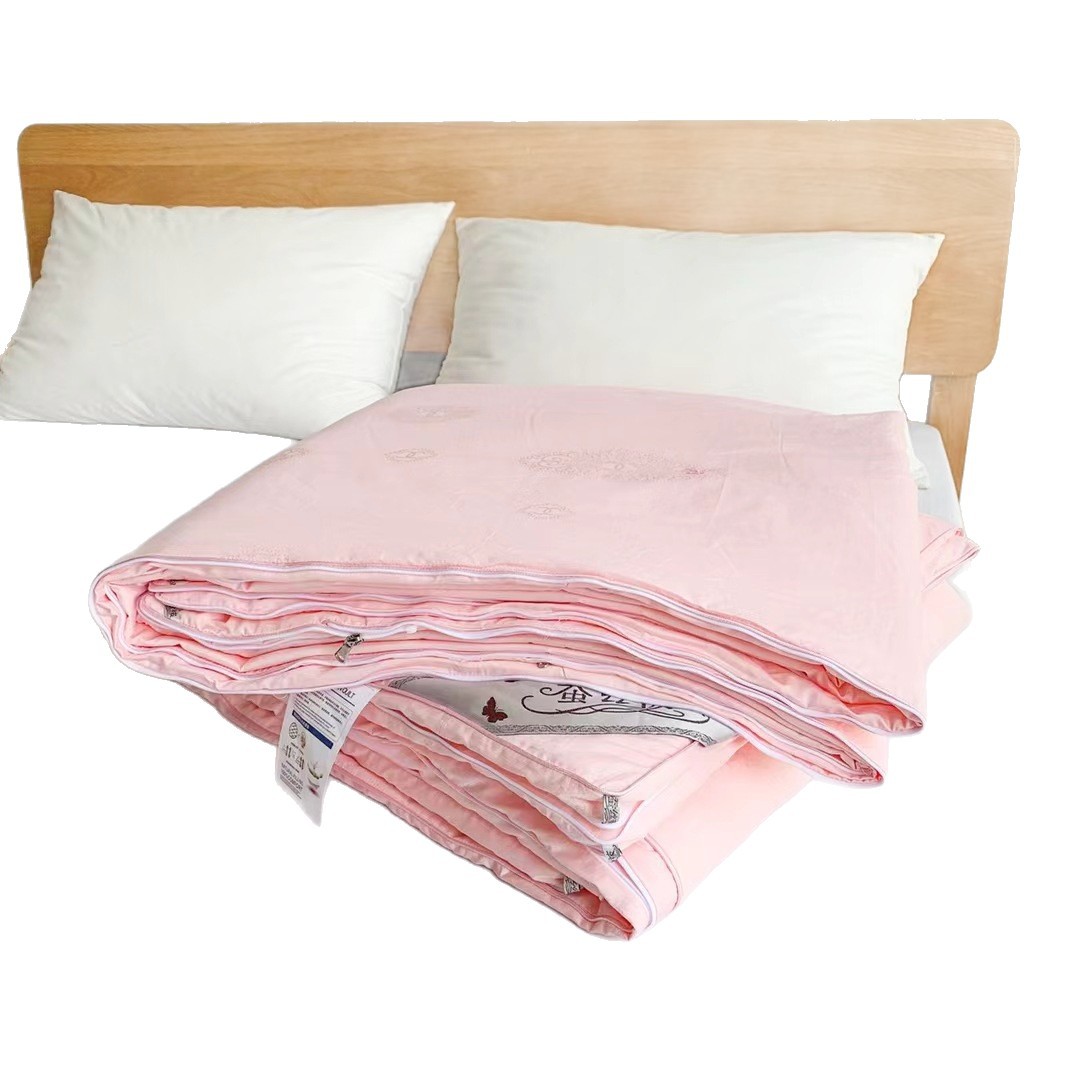 Premium Double Palace Mulberry Silk Core 100% Handmade Pure Silk Quilt Core All-Cotton Two-In-One Double Silk Quilt Core