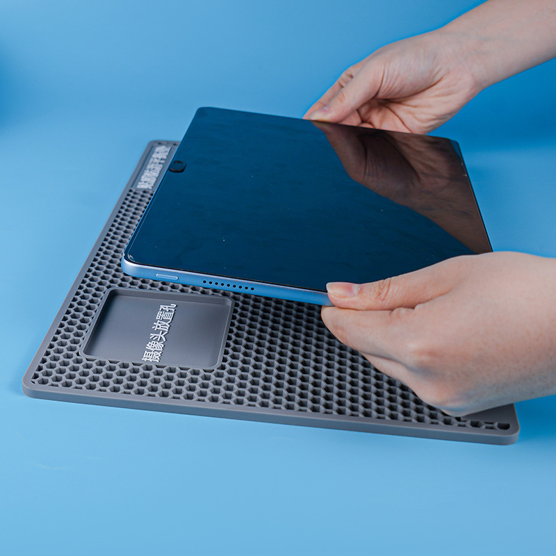 Large Size Mobile Phone Film Anti-Slip Mat in Stock Without Mold Opening Free Custom Logo Tablet Film Anti-Slip Mat