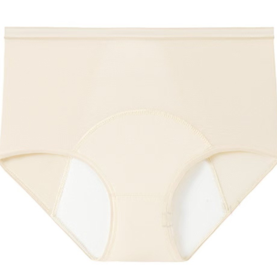 Physiological Underwear Women's Mid-waist Menstrual Leak-proof Cotton Antibacterial Big Aunt Safety Pants Hygienic Women's Briefs