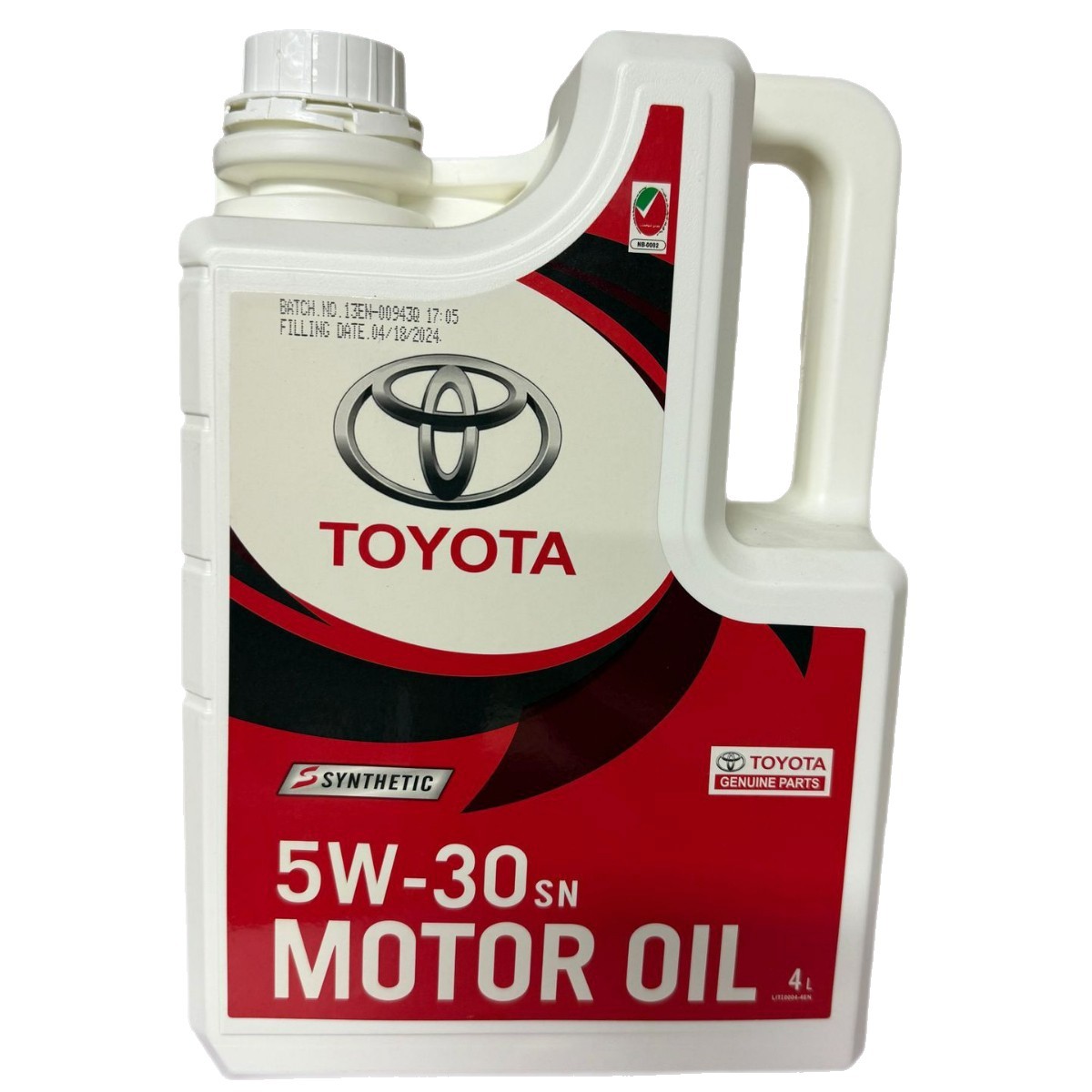 Масло моторное Toyota 5W30 4L