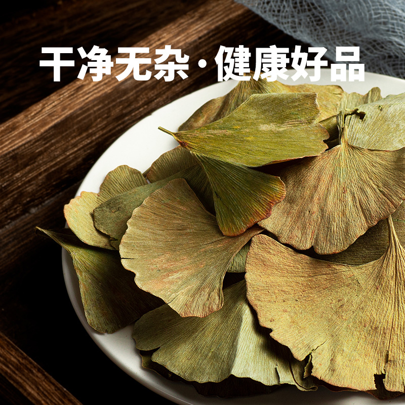 Authentic Ginkgo Biloba Chinese Herbal Medicine 500g Ginkgo Biloba Leaf Authentic Ginkgo Biloba Dried Ginkgo Biloba Tea Bag Chinese Herbal Medicine Store