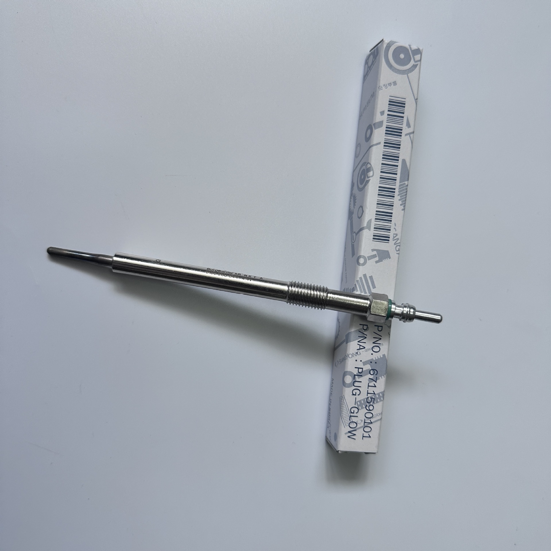 Engine pre-heating plug suitable for Colando Aiteng Ludi rester W6711590101 electric heating plug flame plug