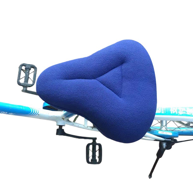 Fleece-Lined Thickened Bicycle Seat Cover Cushion Cover for Road Bikes and Electric Bikes, Soft, Comfortable, and Warm
