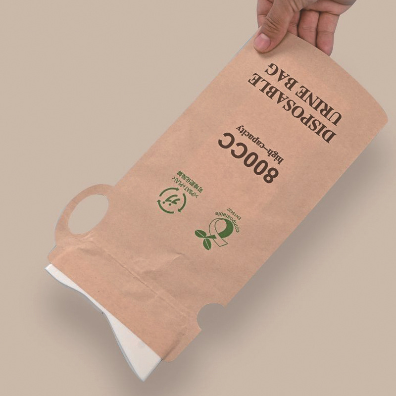 Spot degradable disposable emergency urine bag 800CC large capacity car urine artifact deodorant vomit bag