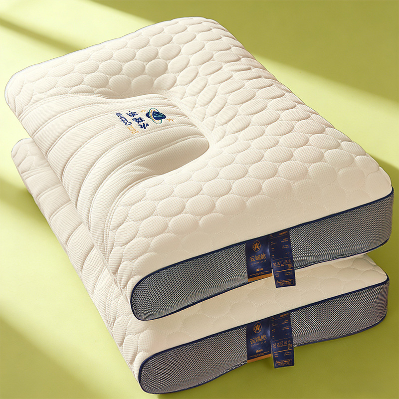 Пара тайских латексных подушек для домашнего использования, натуральный каучук, подушка для шеи для студентов в общежитии