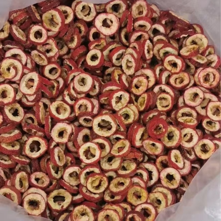 New Stock of Pure Hawthorn Rings, Seedless and Pitted, New Stock of Dried Hawthorn, Fresh Hawthorn, Hawthorn Slices, Wholesale from the Place of Origin