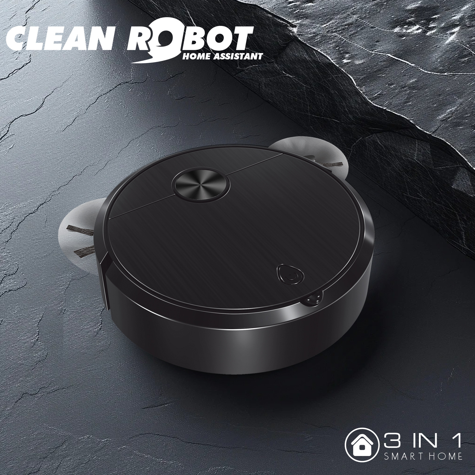 Cross-Border Exclusive Seller of Household Smart Mopping Robot Battery Model Rechargeable Lazy Sweeping Robot Gifts and Gifts