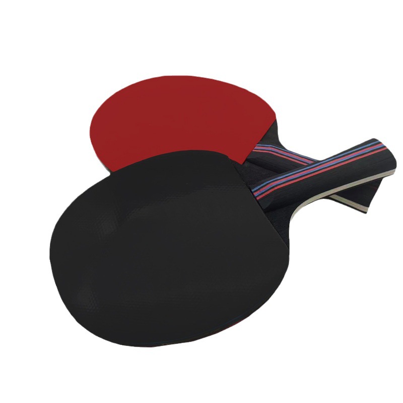 Table tennis racket 2 sets wholesale table tennis racket professional horizontal racket high elastic table tennis racket set a generation of hair