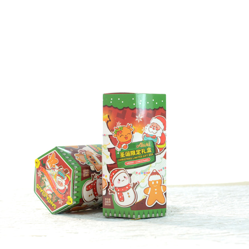 Christmas Gift Gift Candy Limited Gift Box Souvenir Small Steamed Bun Sandwich Crispy Seaweed Chocolate Jelly