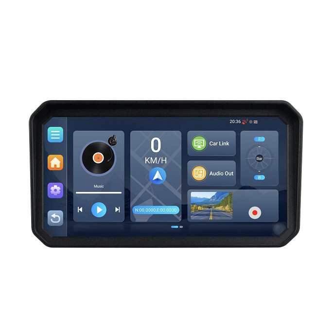 6.25inch Motorcycle Driving Recorder Front and Rear Hd 1080P Camera 4G+Wifi Version Android System