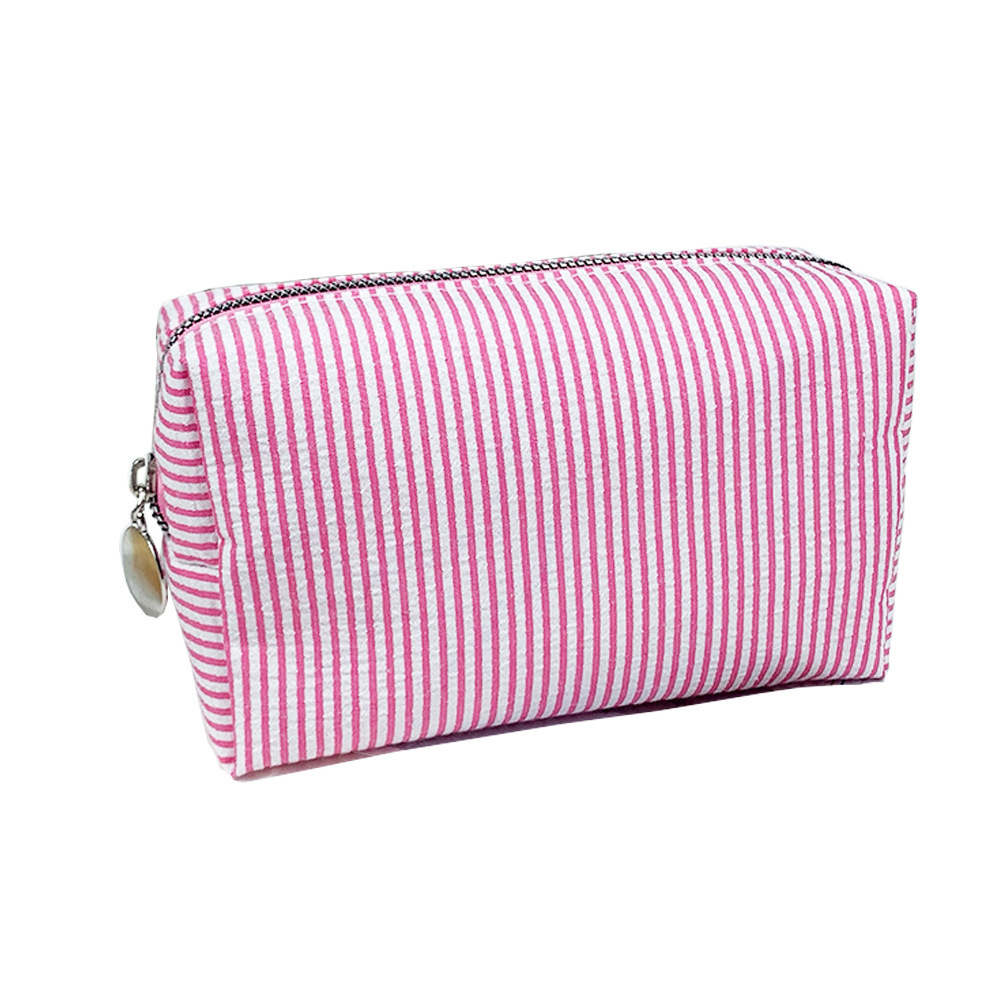25 Cross-Border Best-Selling Bubble-Printed Indian-Style Embroidered Striped Makeup Brush Cosmetic Travel Bag