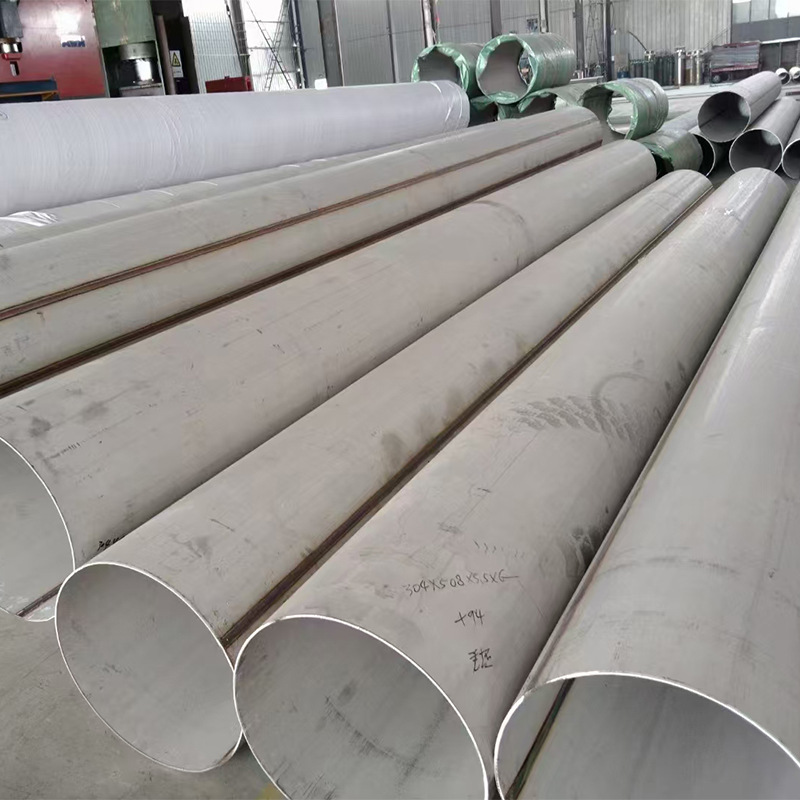 304/316L Large Diameter Stainless Steel Welded Pipe in Stock, 304 Thick-Walled Industrial Cutting Laser Cutting Available