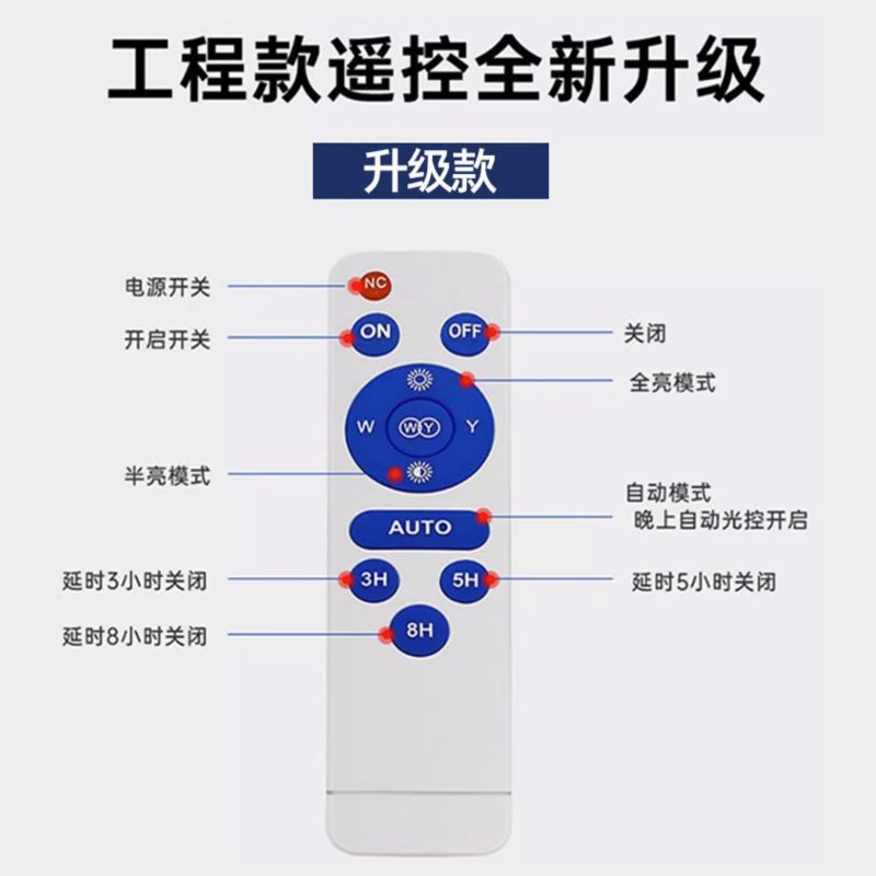 Solar outdoor lights engineering road lights new rural three-sided lighting household led high-power garden lights