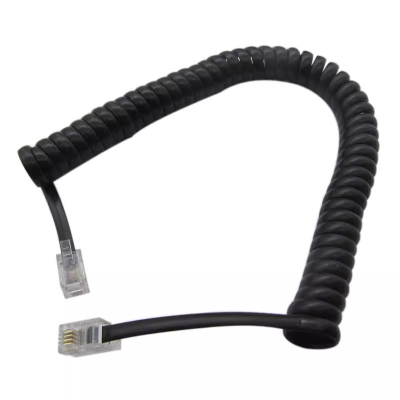 Telephone handset wire spring wire Universal 4-core telephone Curve hotel landline microphone handle cable