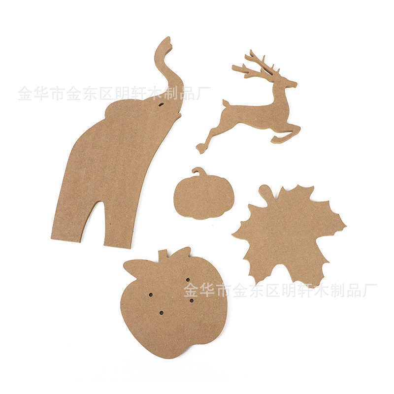 Jinhua Factory Density Board Aosong Board Medium Fiber Board Wholesale Engraving Any Size Cutting Round Density Board Customization