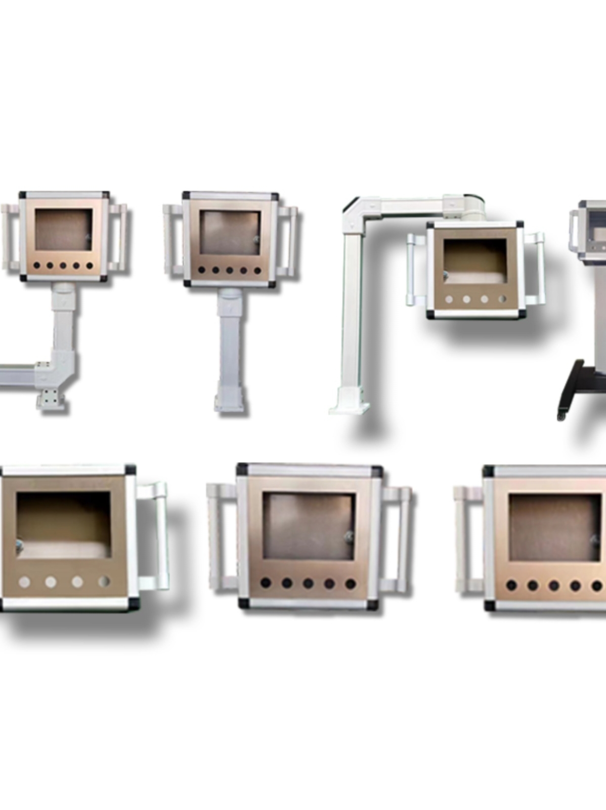 泽胜 机床铝合金摇臂人机界面触摸屏7寸10寸悬臂控制箱吊臂配电箱