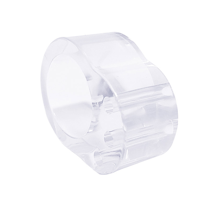 New PVC transparent door handle mute bumper multi-function punch-free bathroom window handle windproof ring