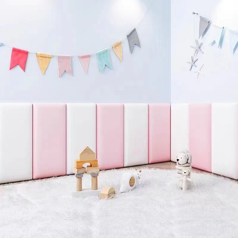 Tatami Wall Soft Bag Kindergarten Early Education Center Anti-Collision Soft Bag Bedside Wall Sticker Basketball Court Soft Bag Wall Surround