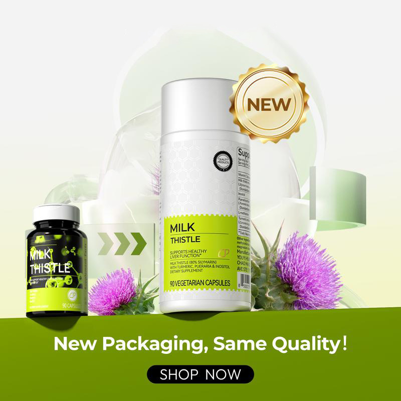 In Stock, New Product, Cross-Border Amazon, Best-Selling Milk Thistle Capsules, Supports Oem Customization