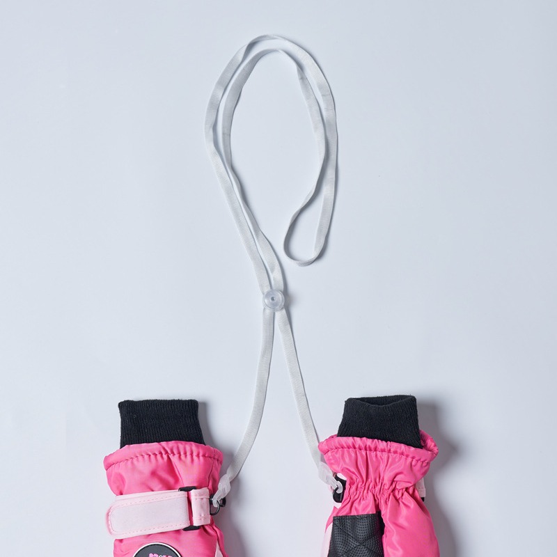 Детские перчатки с противоугонным шнурком, оптовая продажа, удобный шнурок для шеи, можно использовать с другими перчатками