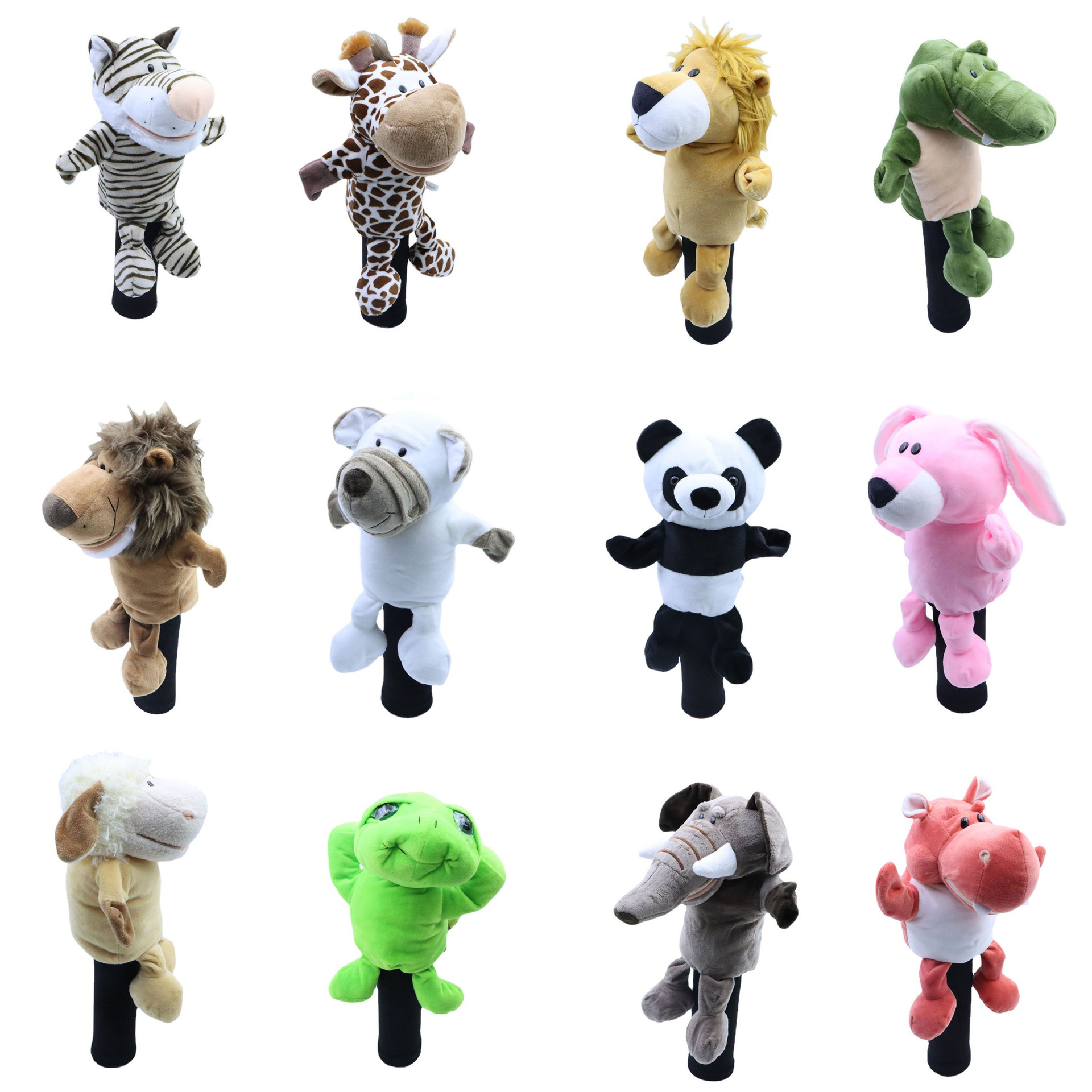 Набор гольф-клюшек для мелких животных, деревянный набор №1, большой и средний клуб, набор крышек для клюшек, аксессуары для гольфа