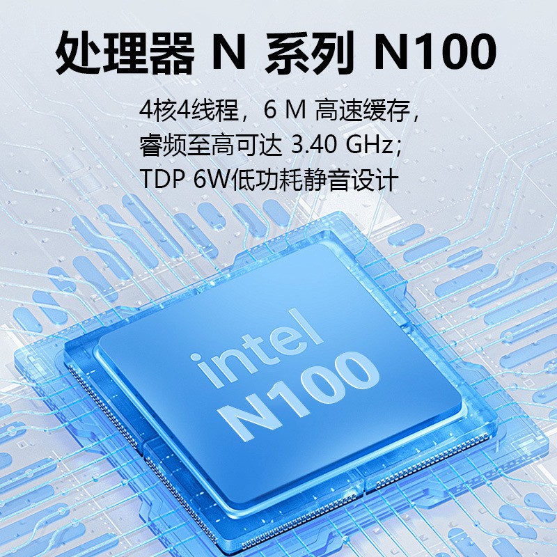 12 Generation N100 Mini Computer 4K Home Network Port Soft Routing Business Office Portable minipc Mini Host