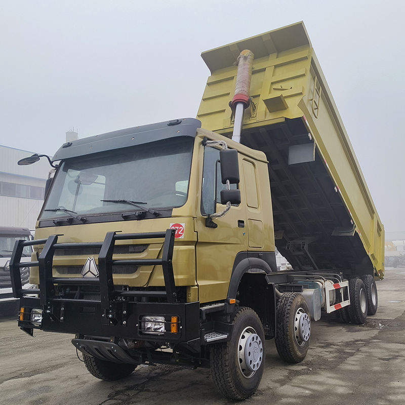 Кросс-Бордер экспорт Howo 8×4 самосвала, 371 л.с., предпочтительный транспорт для горных работ и перевозки грунта
