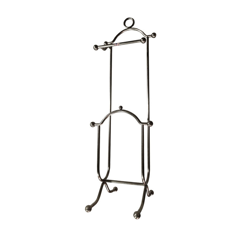 Hook Behind the Door, Clothes Hanger, Clothes Hook on the Door, Bedroom Door Thickened Double-Layer Hanger with Holes ✅ Storage Rack E18