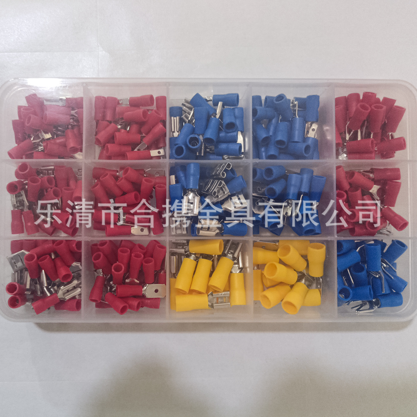 280Pcs Boxed Rubber Pre-Insulated Cold-Pressed Terminal Terminal Connector Manufacturer Spot 15 Types of Terminal Blocks