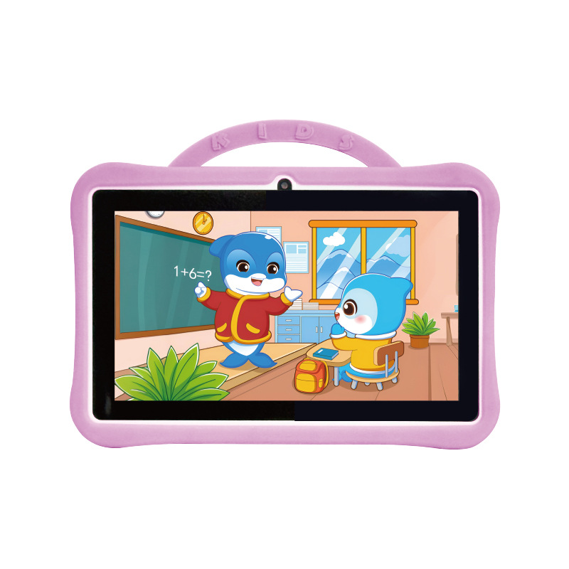 Cross-Border New Model 7inch Tablet Wholesale Eight-Core Full Network Kidsren's Student Computer Wifi Learning Machine Export