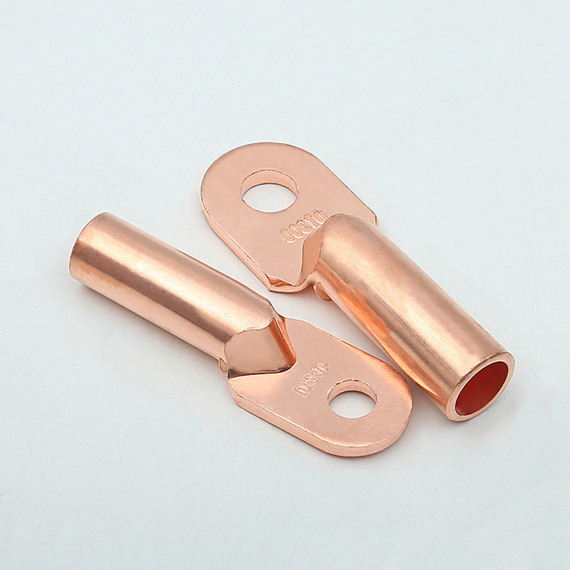 Dt630 Square Tinned Copper Lug Terminal Oil-Filled Aluminum Wire Cold-Pressed Power Cable Lug National Standard
