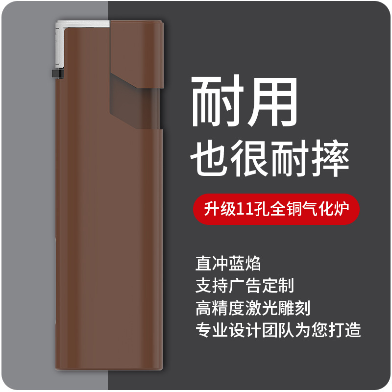 Lighter manufacturers wholesale custom advertising logo grinding wheel open flame disposable windproof lighter custom lettering