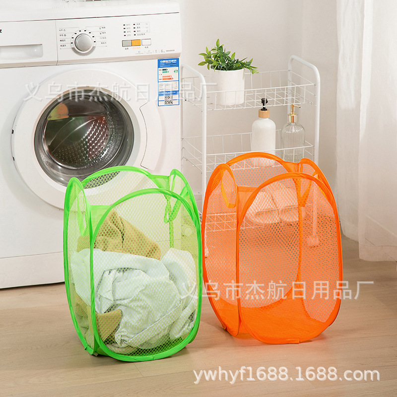 Net Art Dirty Clothes Basket Foldable Dirty Clothes Basket Clothes Storage Basket Storage Barrel Laundry Basket Storage Basket