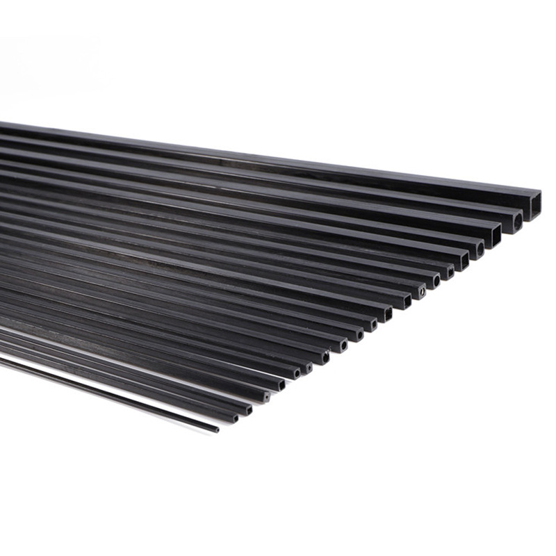 Manufacturers supply carbon fiber square tube sporting goods flagpole mechanical equipment UAV accessories carbon fiber square tube