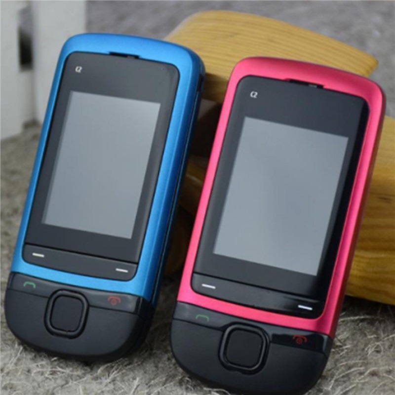 Suitable for Cross-Border Export E-Commerce C2-05 Mobile Phone Quad-Band Gsm Non-Smart Slider Bluetooth Mobile Music Function