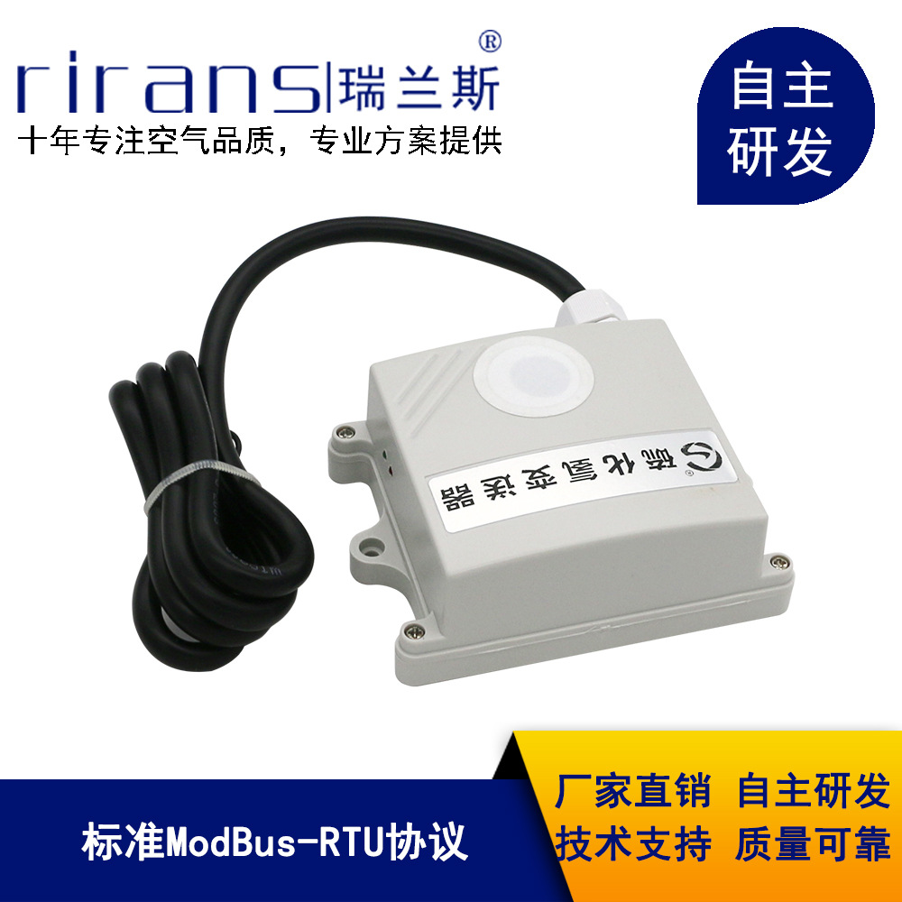 Factory Direct Sulfur Dioxide Sensor Ammonia Transmitter Temperature and Humidity Detection Rs485 Farm High Sensitivity