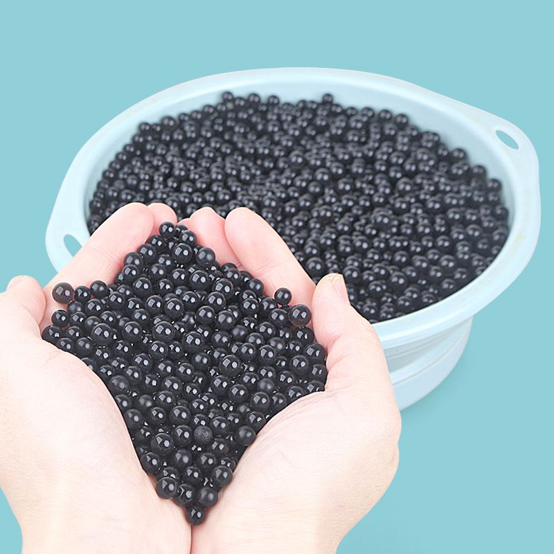 Cross-border 7-8mm crystal bullet plus hard bubble water soft bullet gel water droplet water absorption bullet egg bubble water bullet big bead