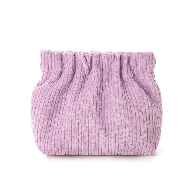 Shrapnel Lipstick Bag Corduroy Cosmetic Bag Jewelry Bag Key Change Miscellaneous Storage Bag Mini Portable Carry-On