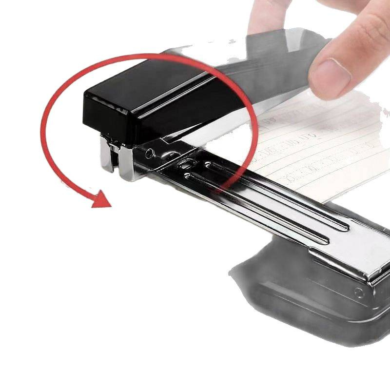 360-Degree Rotating Stapler for Students, Rotatable Office Stapler, Large Labor-Saving Stapler for Thick Books