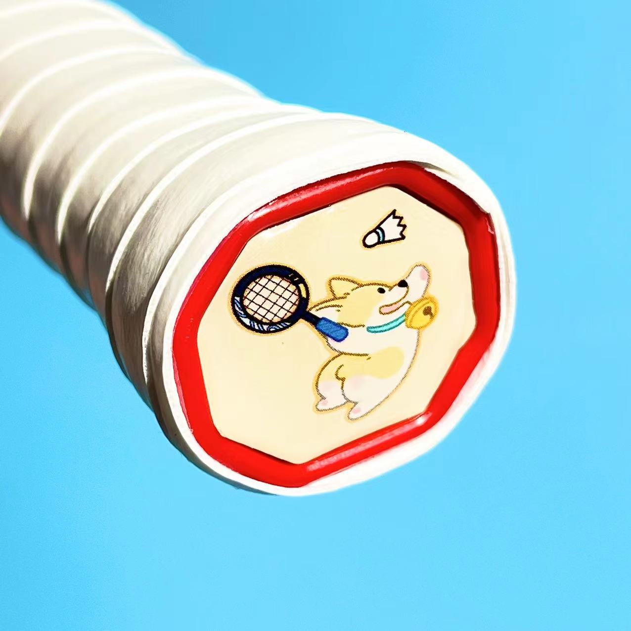 Наклейка на нижнюю часть ракетки, пластиковая, декоративная, креативная