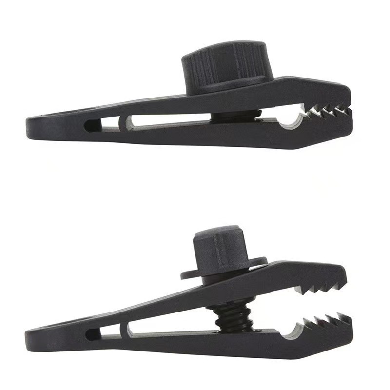 Outdoor Tent Crocodile Clip Windproof Clip Fixed Clip Canopy Clip Camping Tent Accessories Ultra-Light Plastic Clip Wholesale