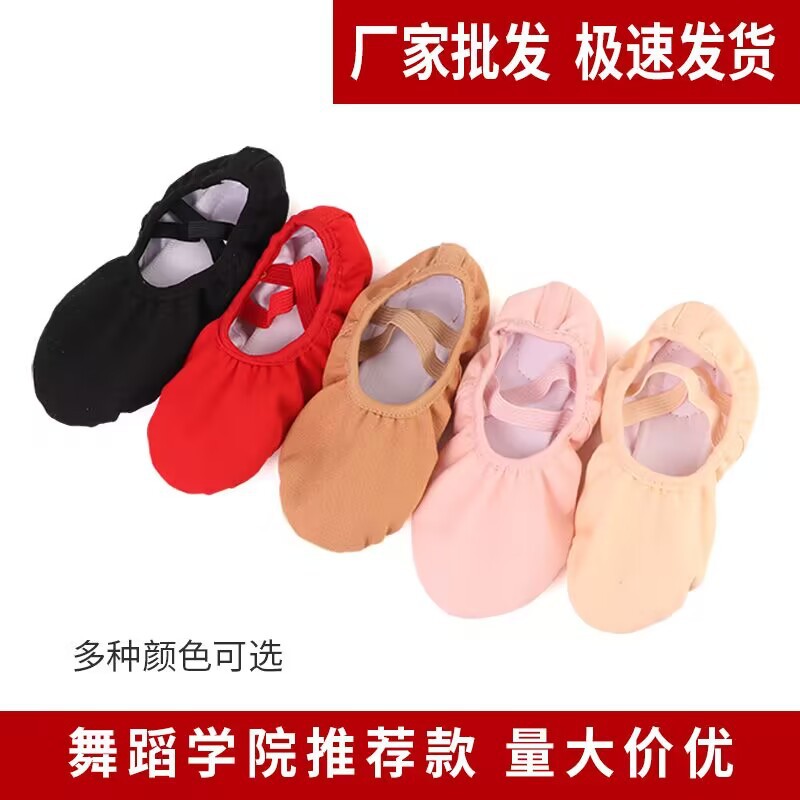 Оптовые танцевальные туфли для женщин, мягкие подошвы, балетные туфли для детей, танцевальные туфли, йога, практические туфли с когтями