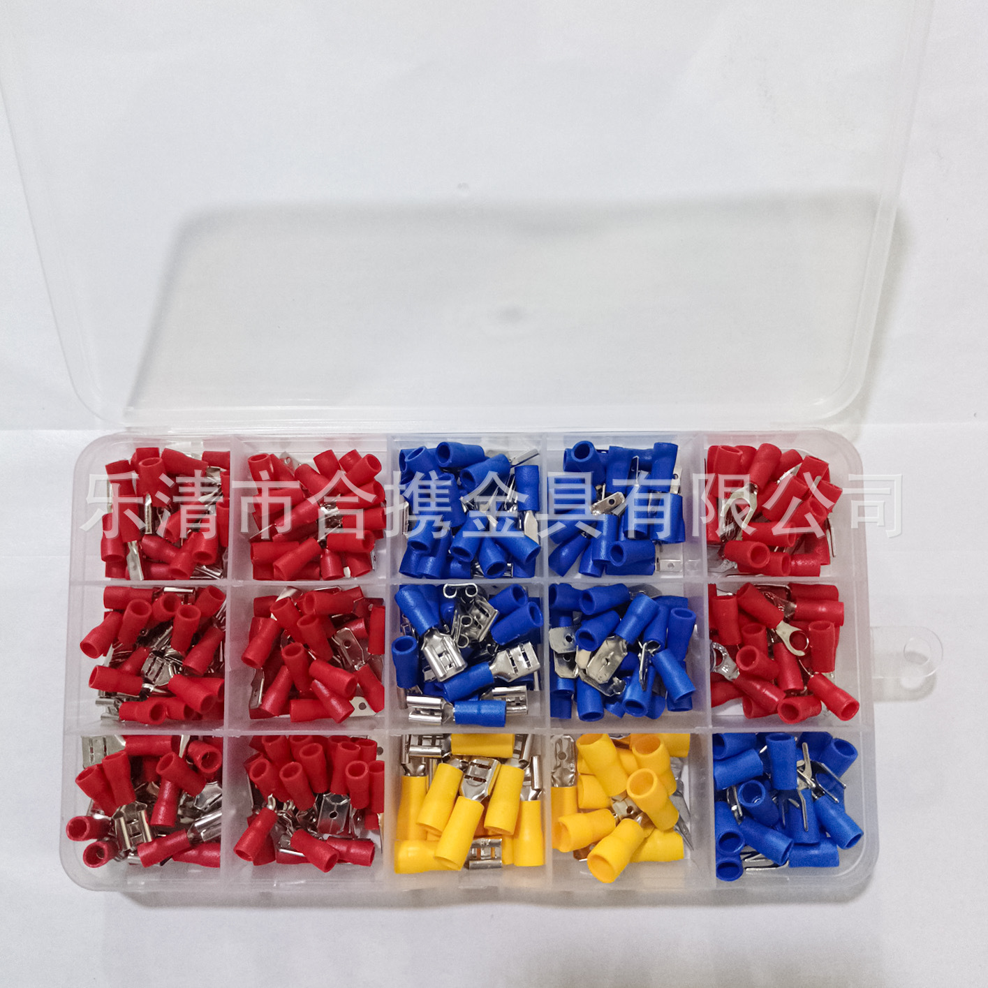 280Pcs Boxed Rubber Pre-Insulated Cold-Pressed Terminal Terminal Connector Manufacturer Spot 15 Types of Terminal Blocks