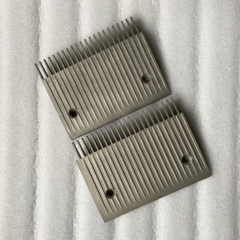 Schindler Shenlong Kangli Escalator Comb Plate, Automatic Walkway Comb Plate, 22-Tooth Vertical Stripe Aluminum Alloy Comb Plate