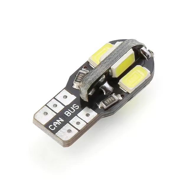 Car Led T10 Bulb W5W 5730 8Smd Decoding Reading Light Canbu Width Indicator Light License Plate Small Light