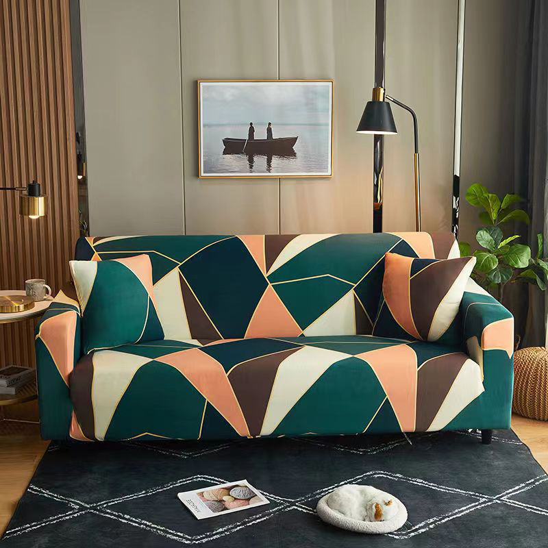 Non-slip dustproof fabric sofa cover cloth ins style elastic sofa cover sofa towel all-inclusive four seasons Universal