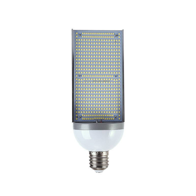 Led Horizontal Plug Lamp New Rural Street Lamp Head Single-Sided Light-Emitting Gold-Changing Halogen High-Pressure Mercury Lamp E27E40 Screw Bulb